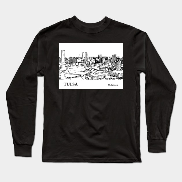 Tulsa - Oklahoma Long Sleeve T-Shirt by Lakeric